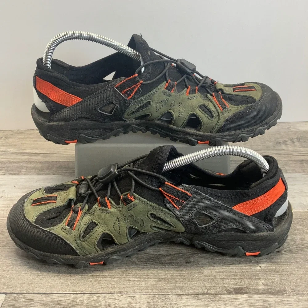 Merrell All Out Blaze Sieve Mens 9.5 Dark Slate Hiking Water Shoes J12647 Vibram